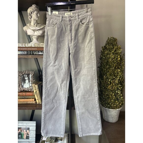 Rolla's Original Straight Corduroy Jeans Moonstone Womens Size 26 - Picture 4 of 9